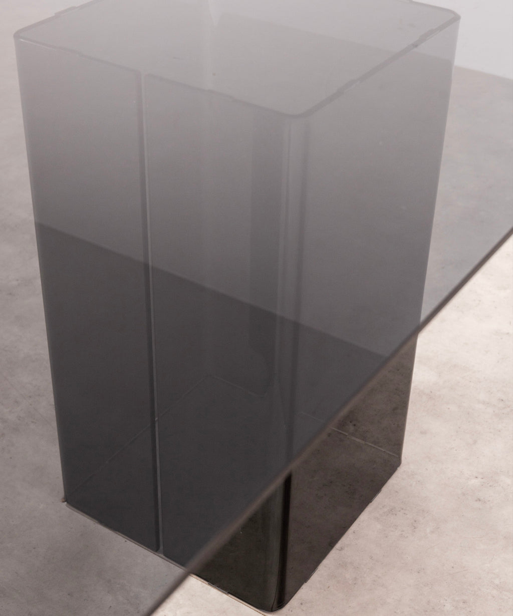 Table à manger rectangulaire en verre trempé Eleonora (180x90 cm)