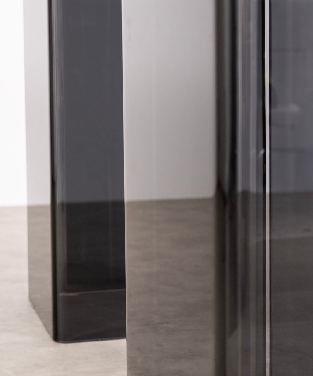 Table à manger rectangulaire en verre trempé Eleonora (180x90 cm)