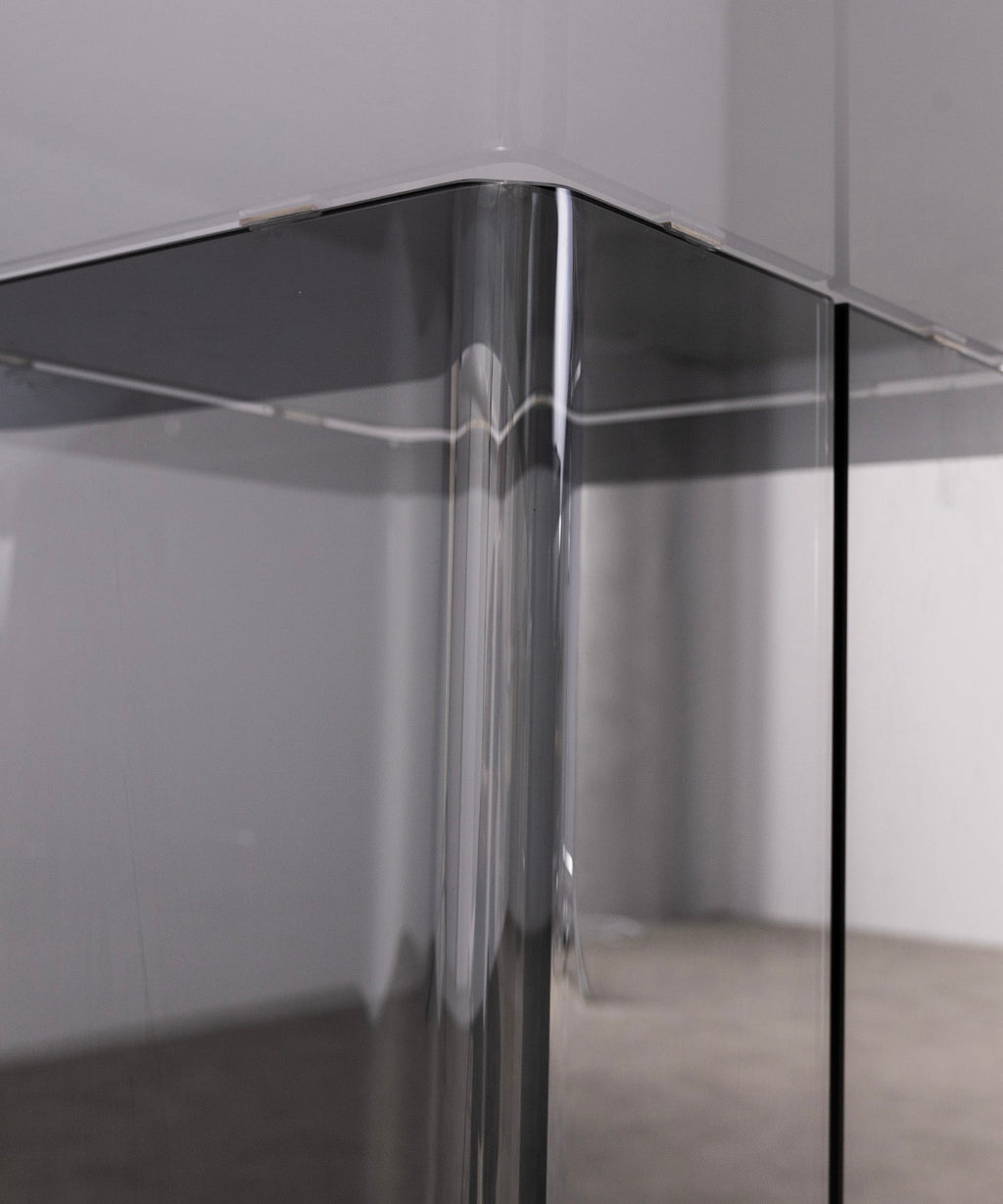 Table à manger rectangulaire en verre trempé Eleonora (180x90 cm)