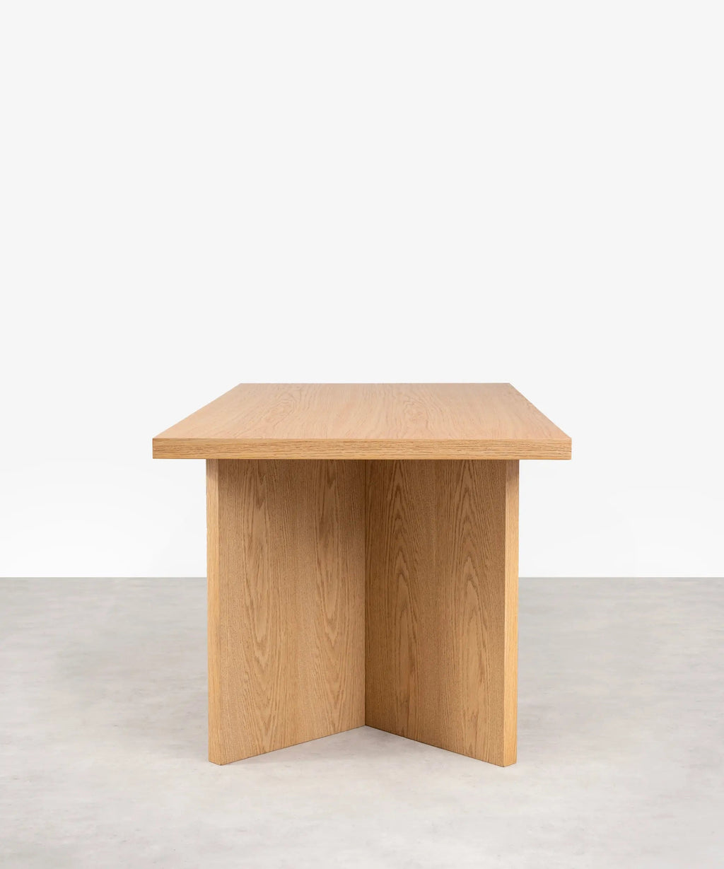 Table à manger rectangulaire en bois Gaia (180x90 cm)