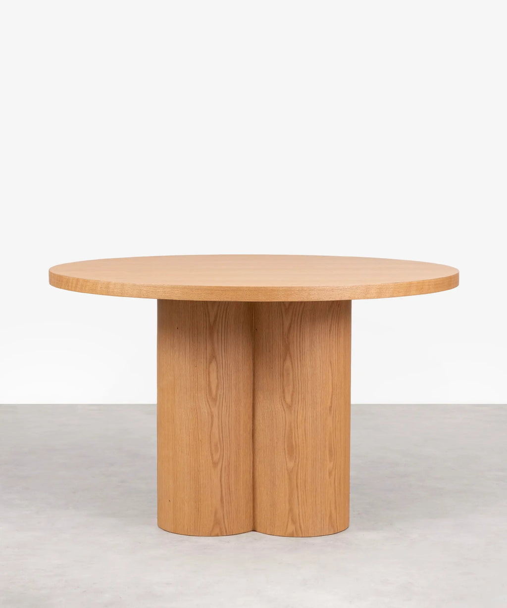 able à manger ronde en bois Irene (120 cm)