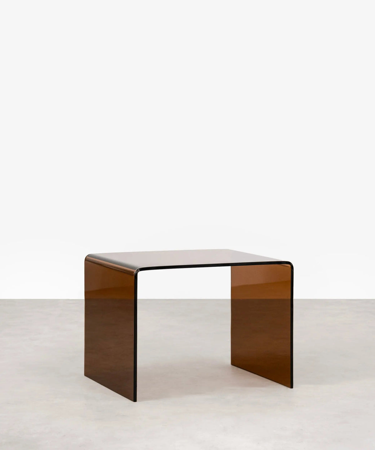 Table en verre trempé Jolene (63x50 cm)