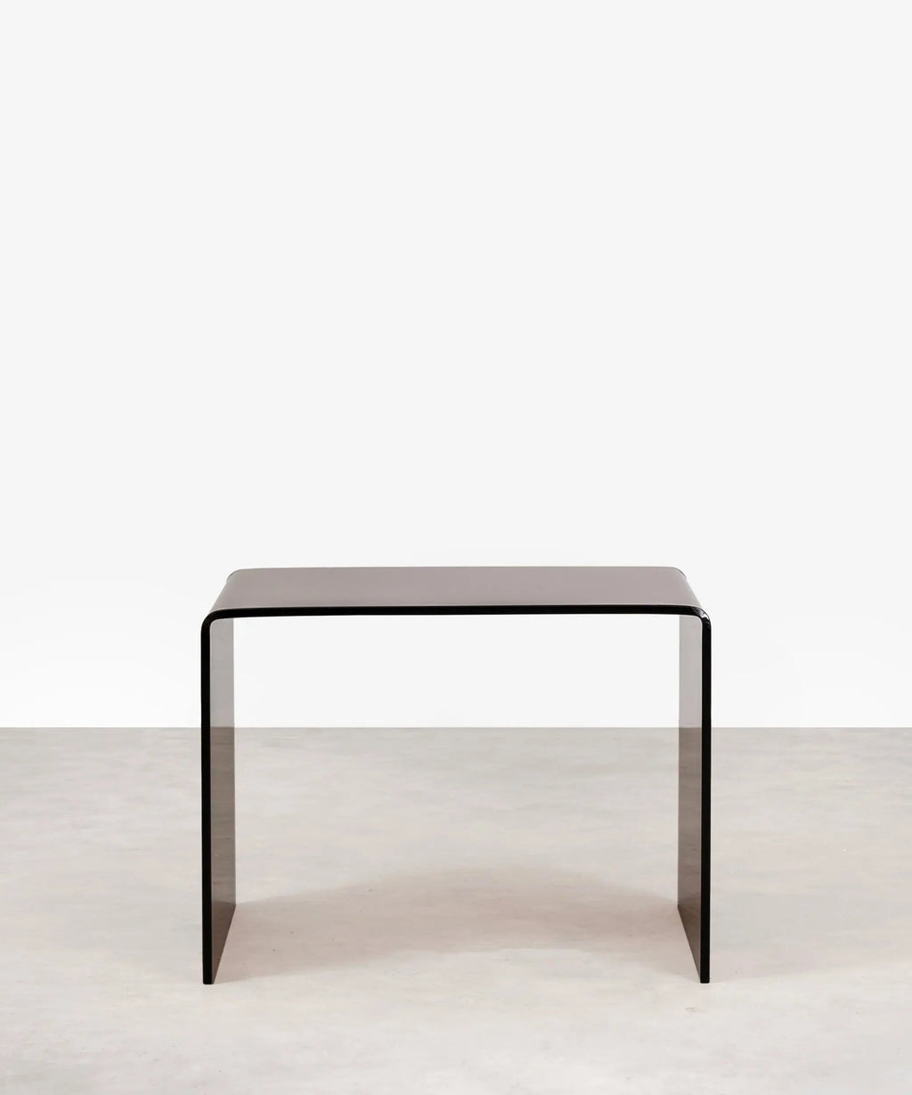 Table en verre trempé Jolene (63x50 cm)