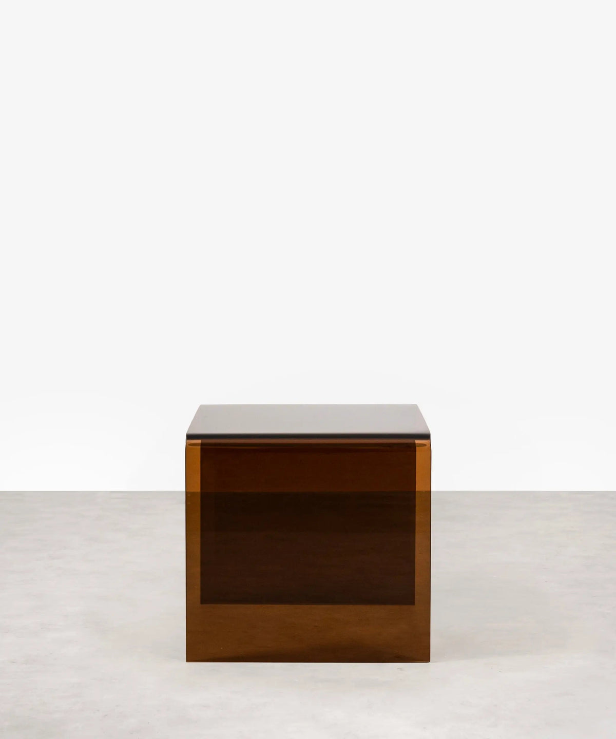 Table en verre trempé Jolene (63x50 cm)