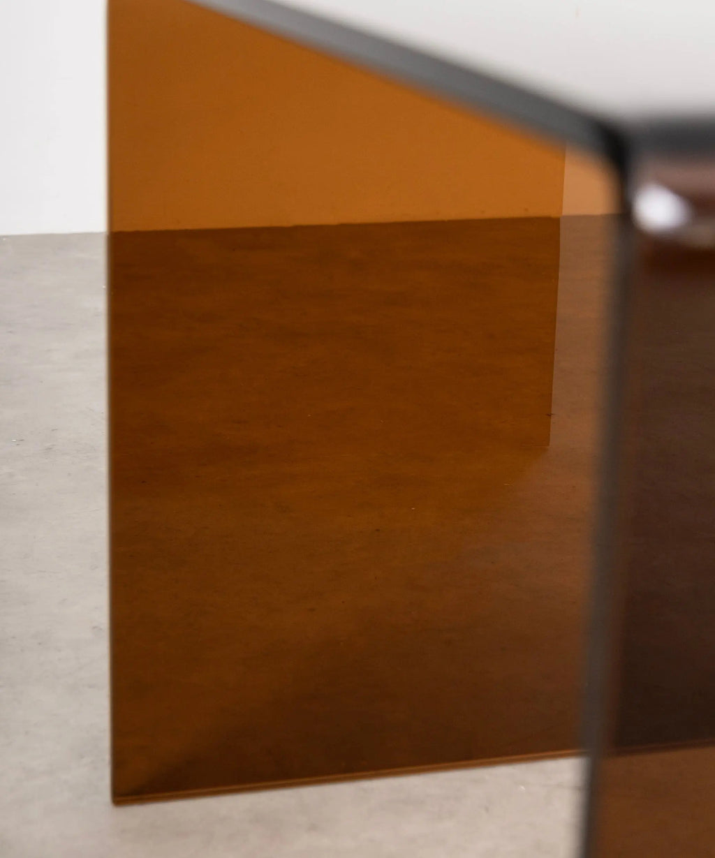 Table en verre trempé Jolene (63x50 cm)