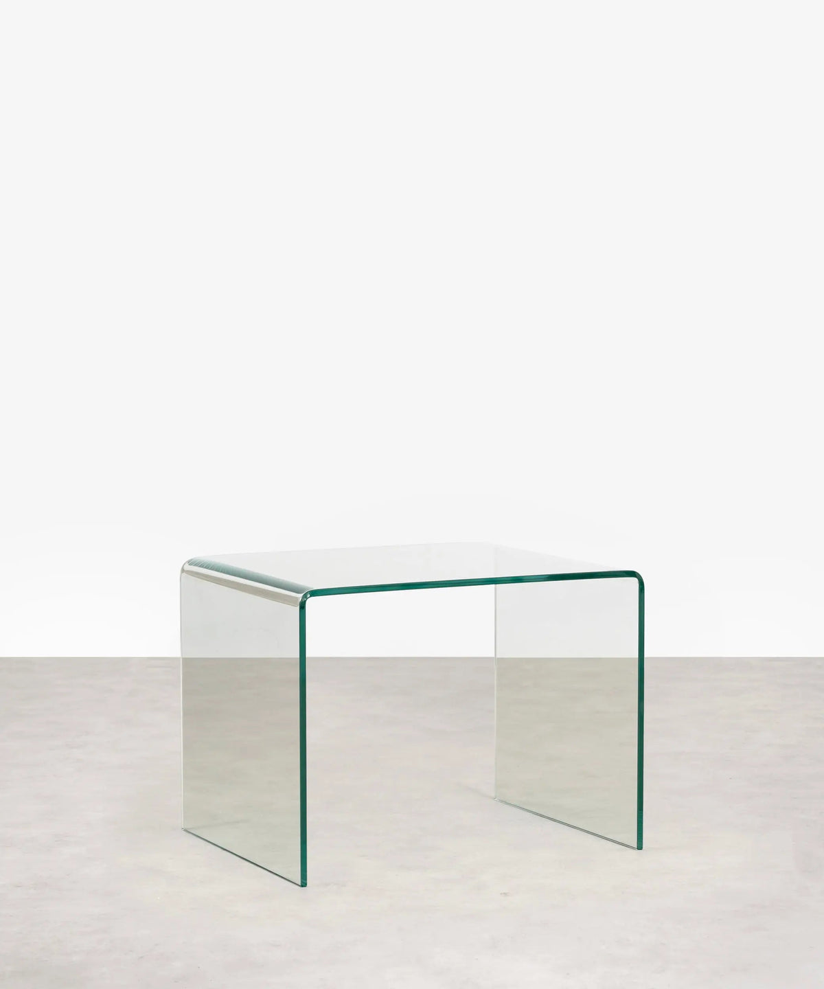 Table en verre trempé Jolene (63x50 cm)