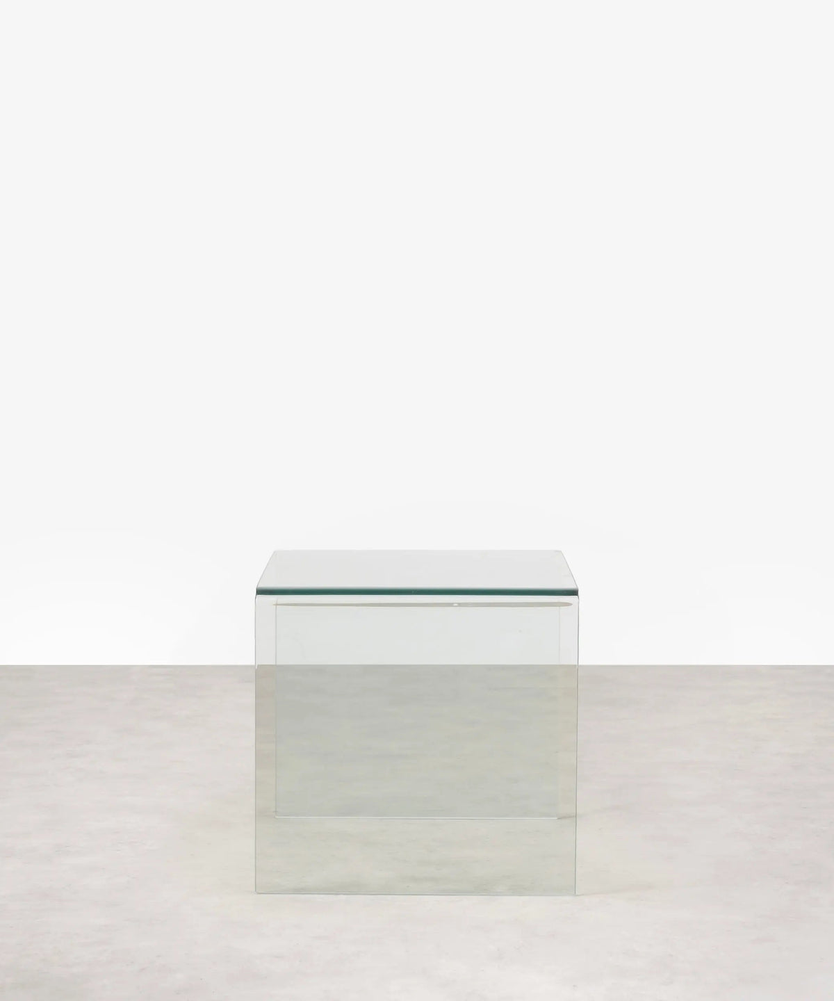Table en verre trempé Jolene (63x50 cm)