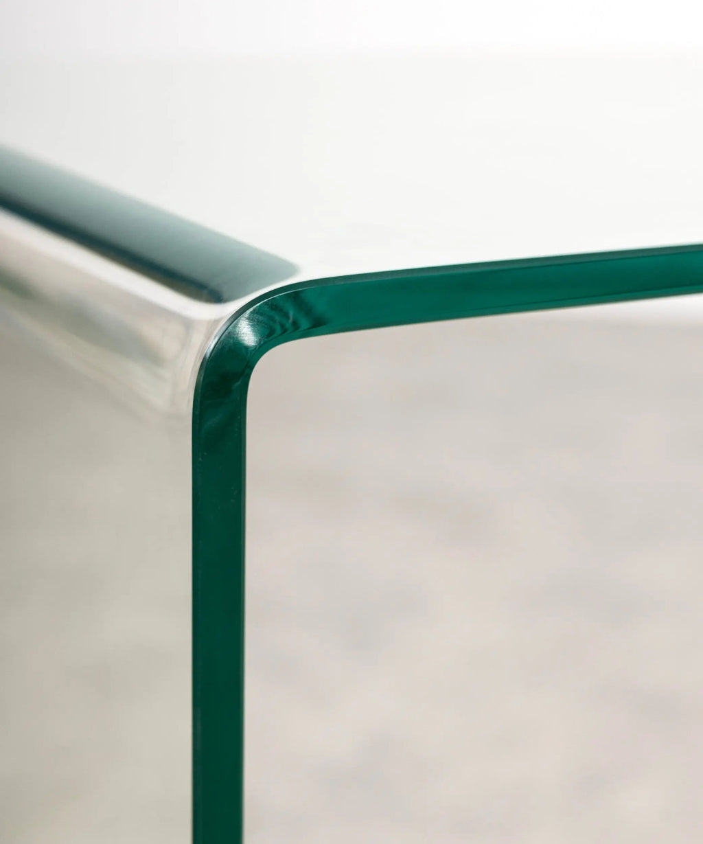 Table en verre trempé Jolene (63x50 cm)