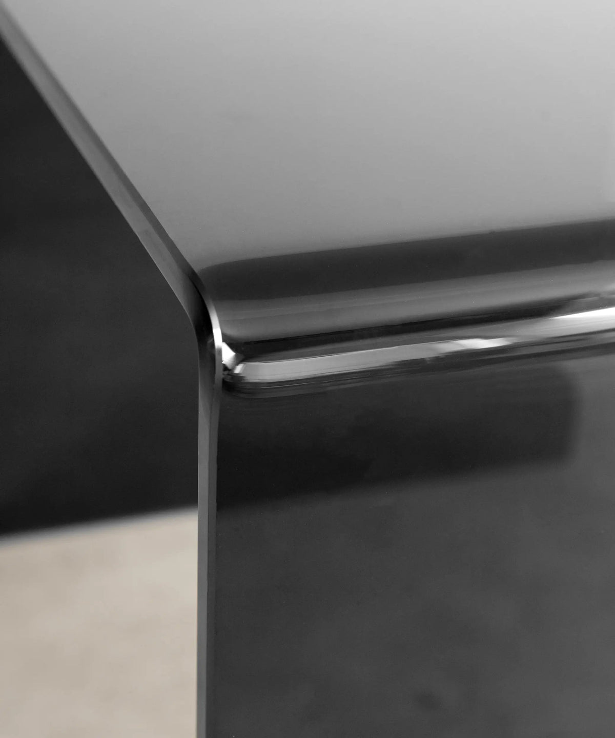 Table en verre trempé Jolene (63x50 cm)
