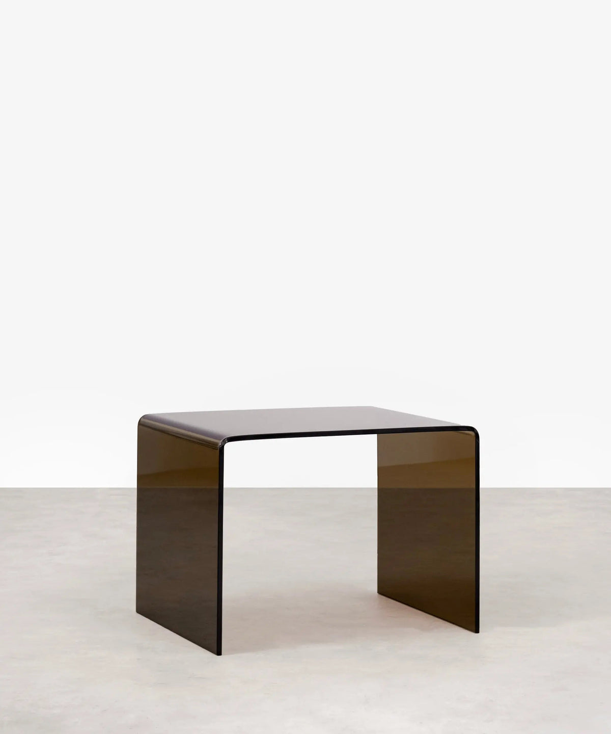 Table en verre trempé Jolene (63x50 cm)