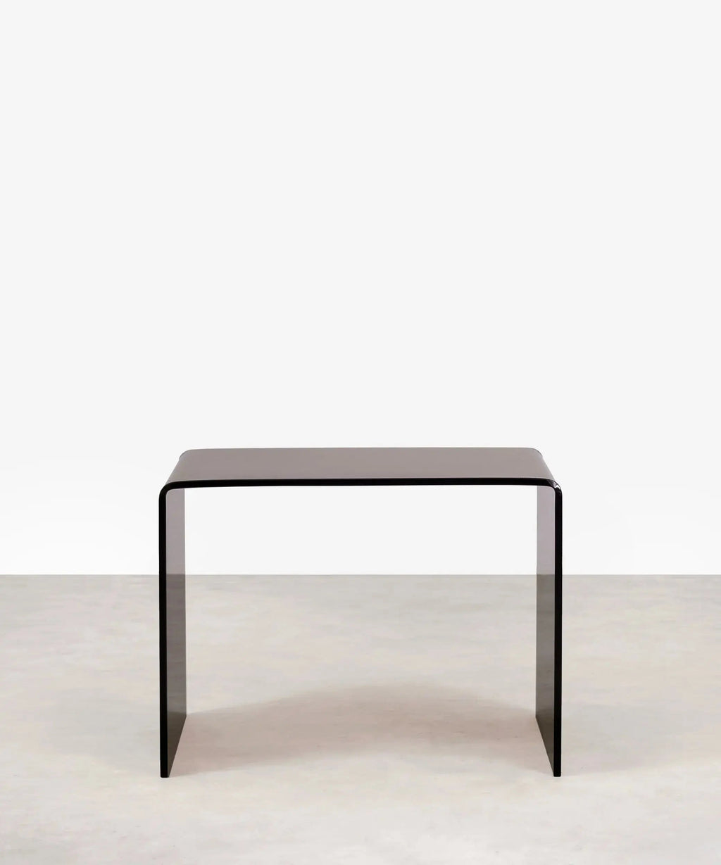 Table en verre trempé Jolene (63x50 cm)