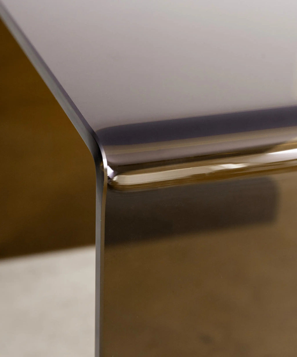 Table en verre trempé Jolene (63x50 cm)