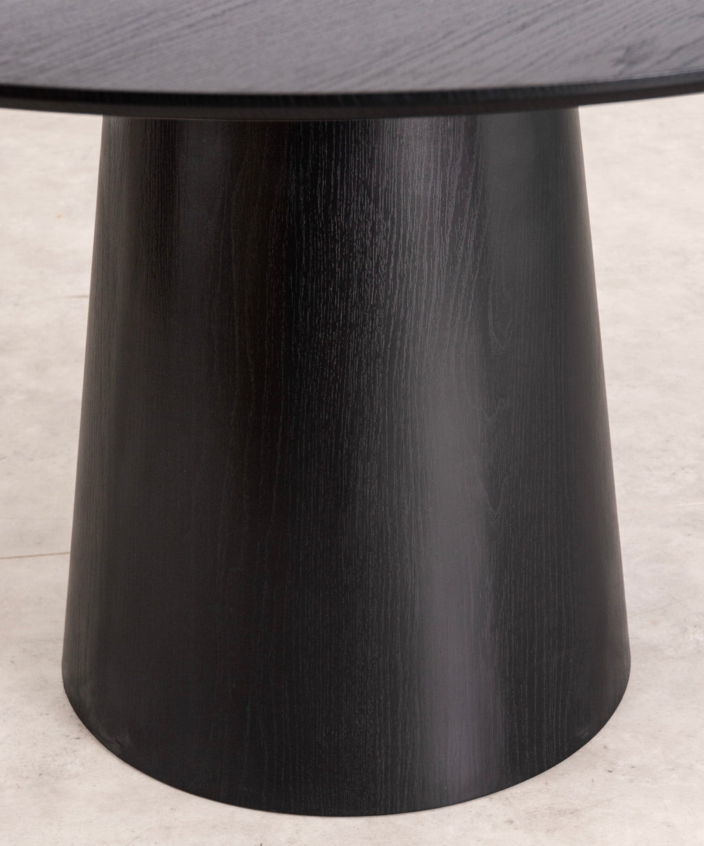 Table à manger ronde en bois Nelly (120 cm)