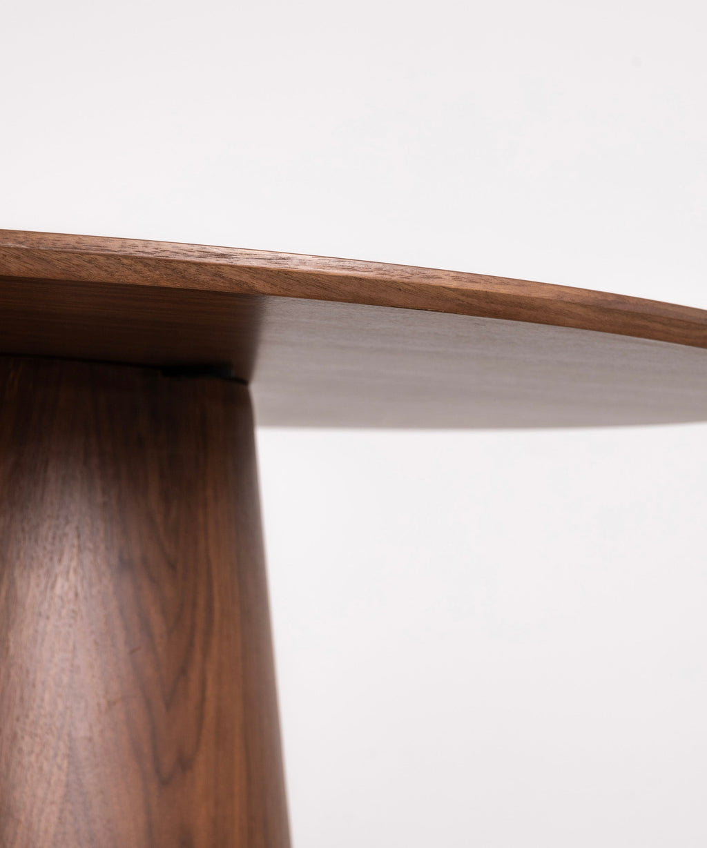 Table à manger ronde en bois Nelly (120 cm)