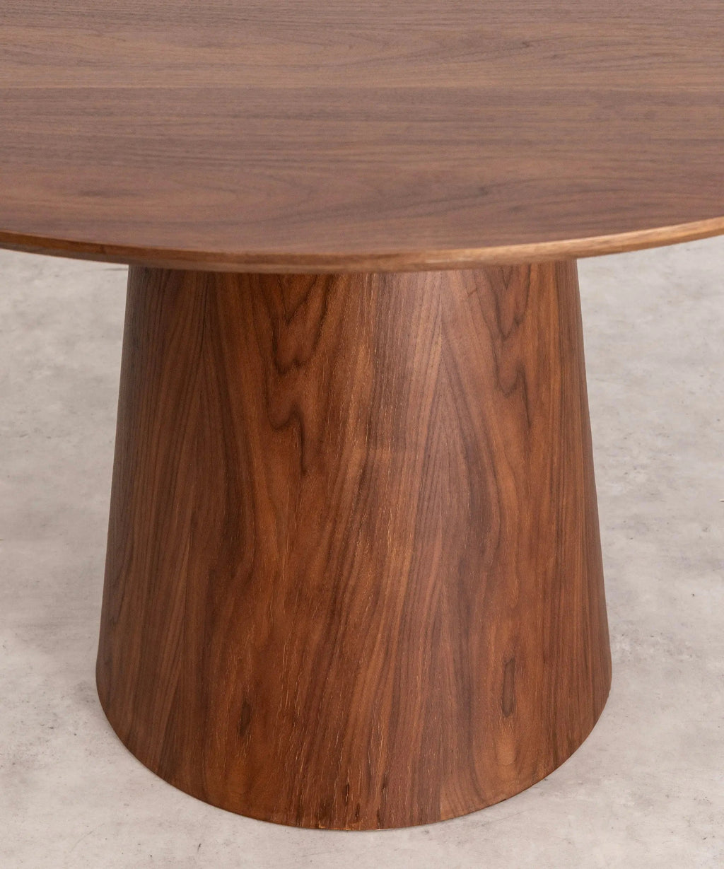 Table à manger ronde en bois Nelly (120 cm)