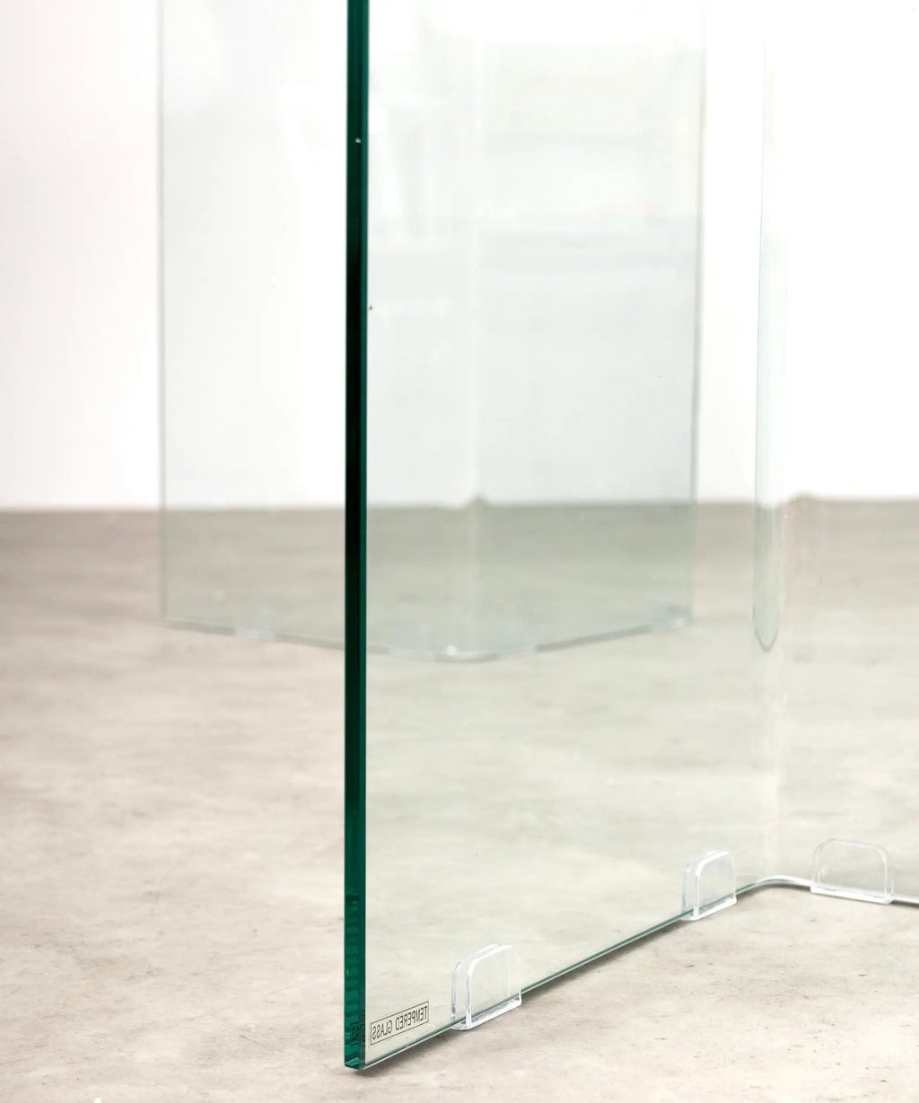 Table à manger rectangulaire en verre trempé Ottish (180x90 cm)