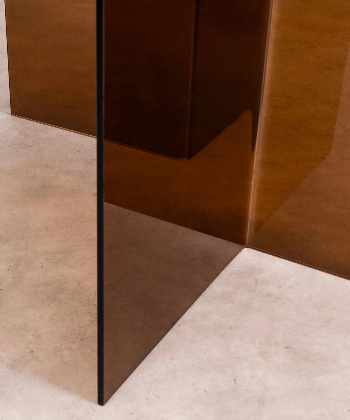 Table à Manger Ronde en Verre Trempé Ona 137 cm