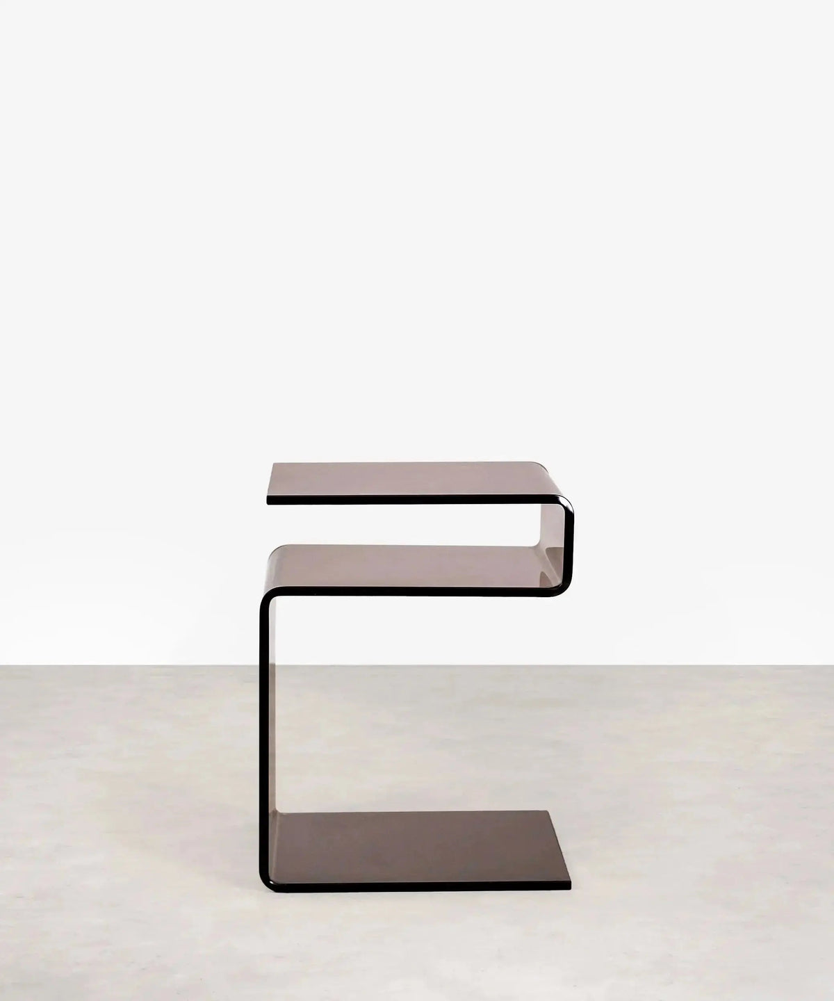 Table d’appoint en verre trempé Saura