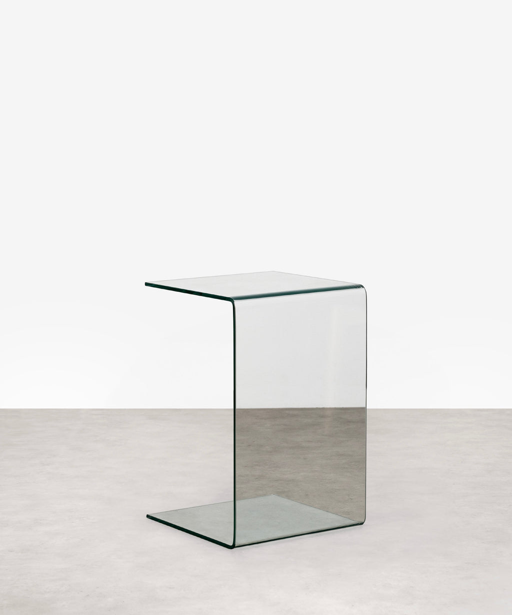 Table d'Appoint en Verre Trempé Tossa