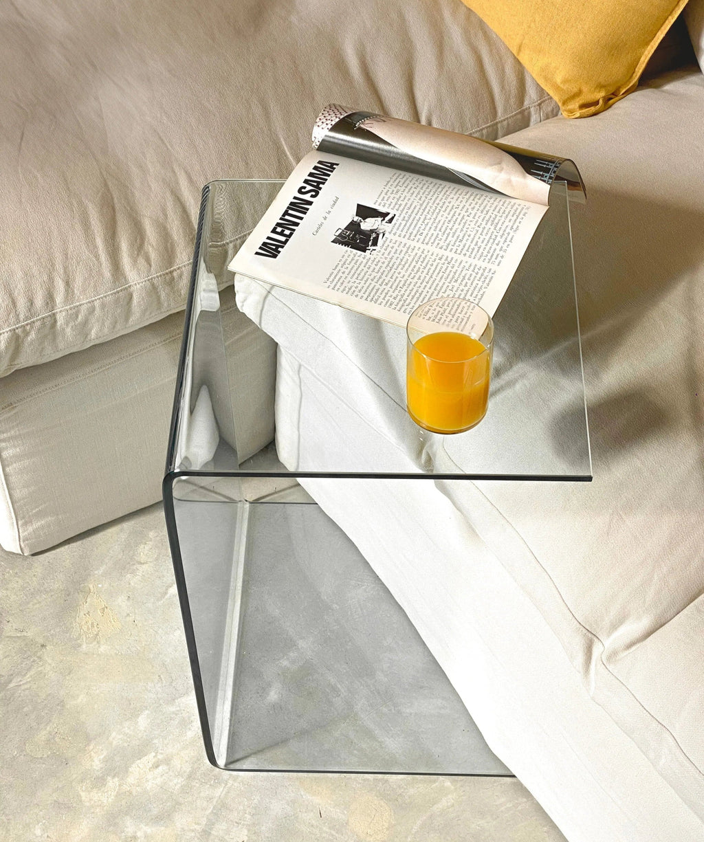 Table d'Appoint en Verre Trempé Tossa