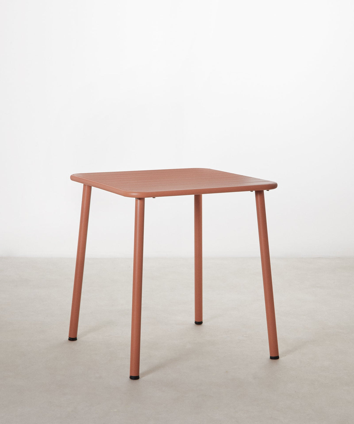 Table d'extérieur carrée en métal Brisa (70x70 cm)