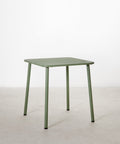Table d'extérieur carrée en métal Brisa (70x70 cm)