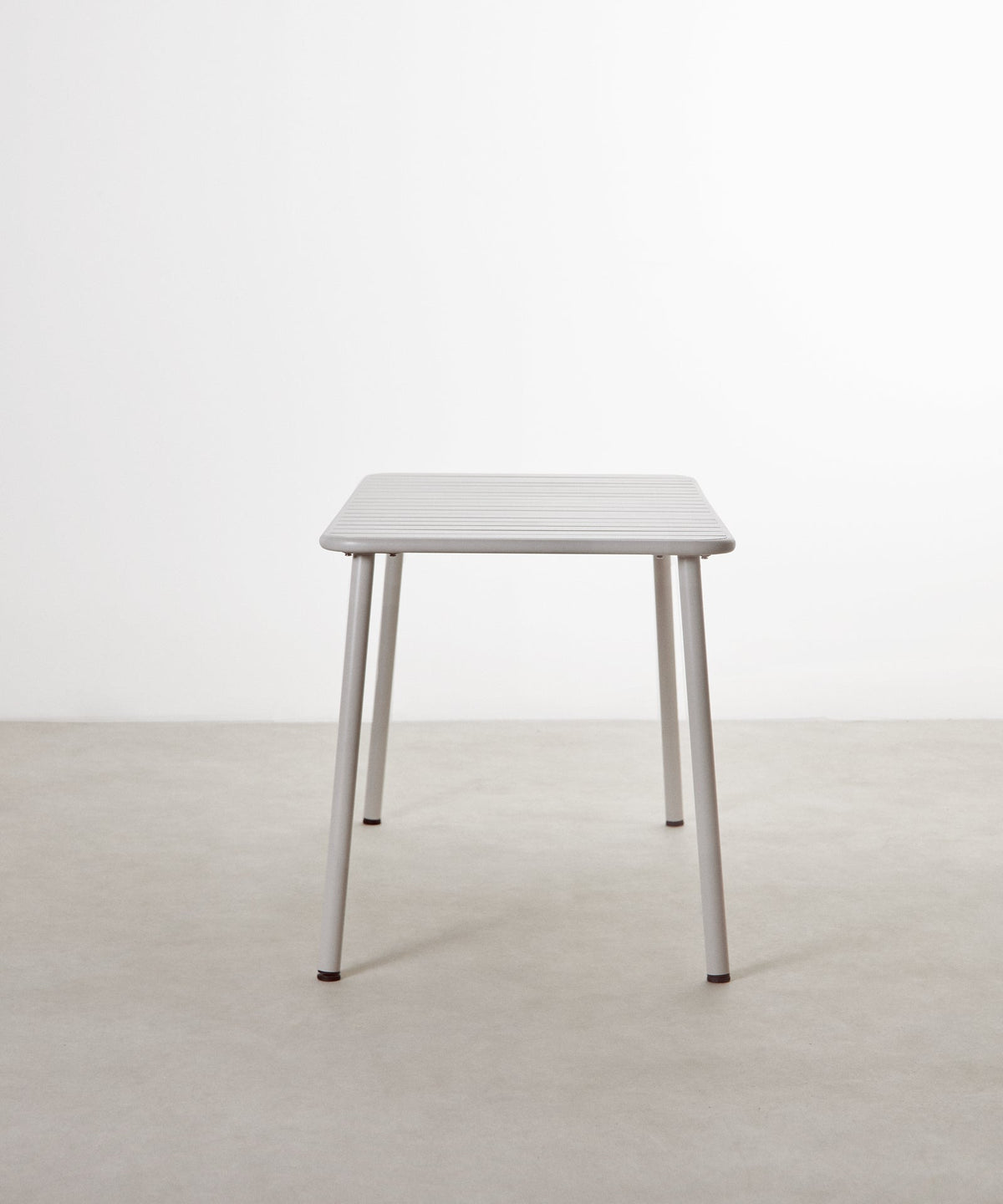 Table d'extérieur carrée en métal Sora (140x70 cm)
