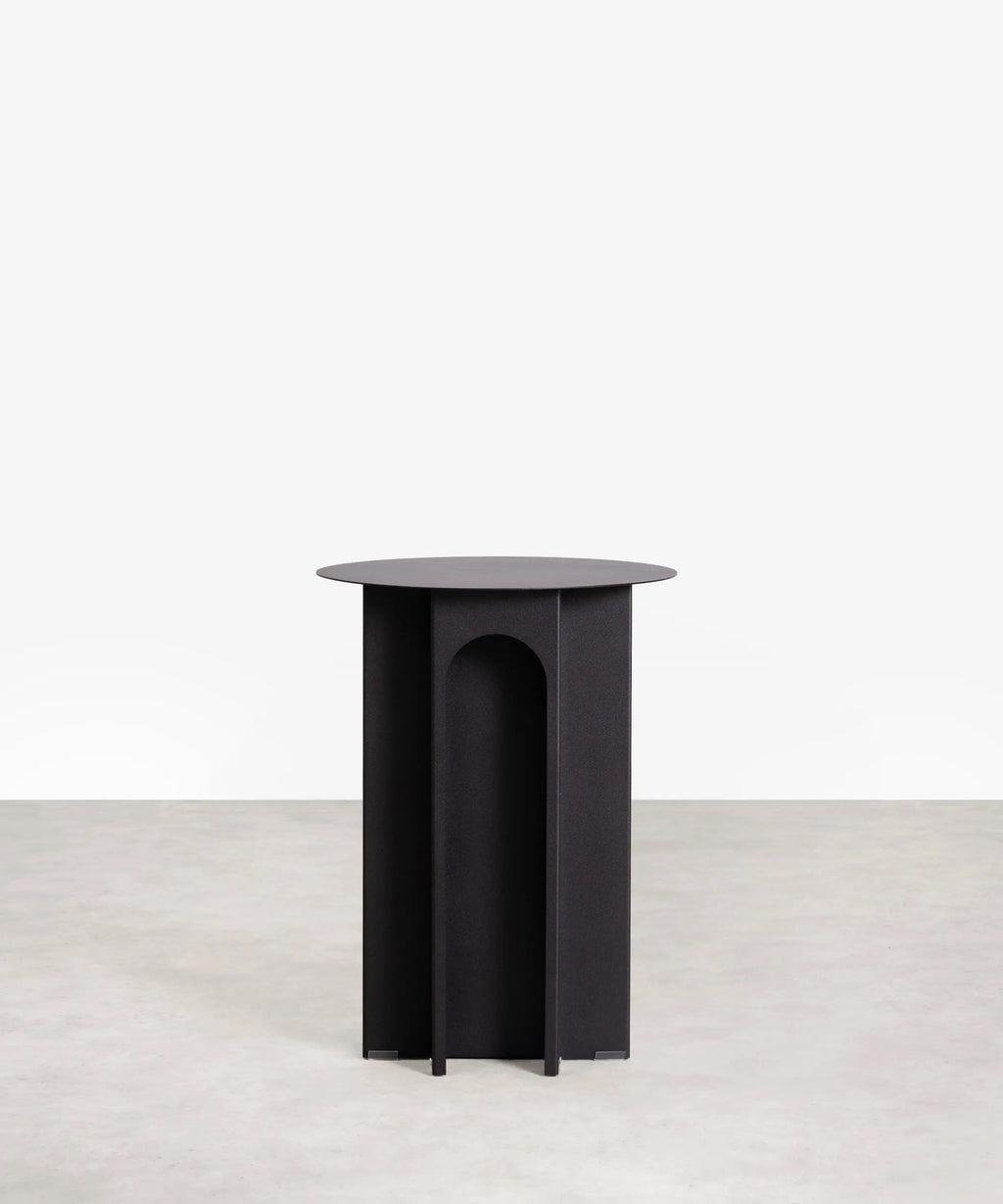 Table d'appoint en métal Pisa (38,5x50 cm)