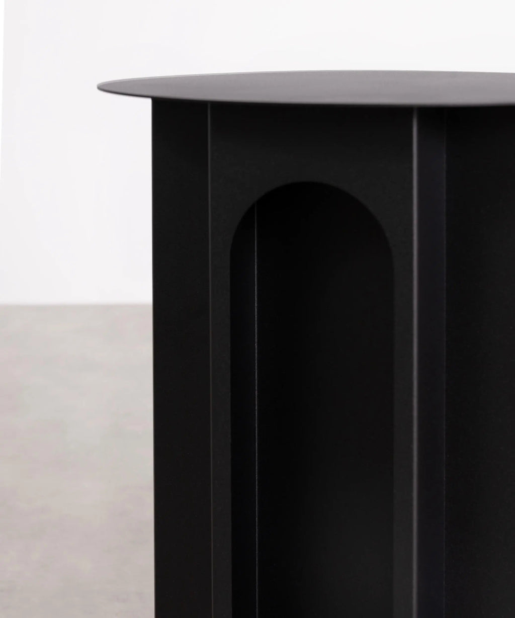 Table d'appoint en métal Pisa (38,5x50 cm)