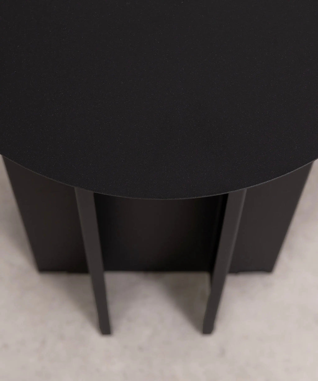Table d'appoint en métal Pisa (38,5x50 cm)