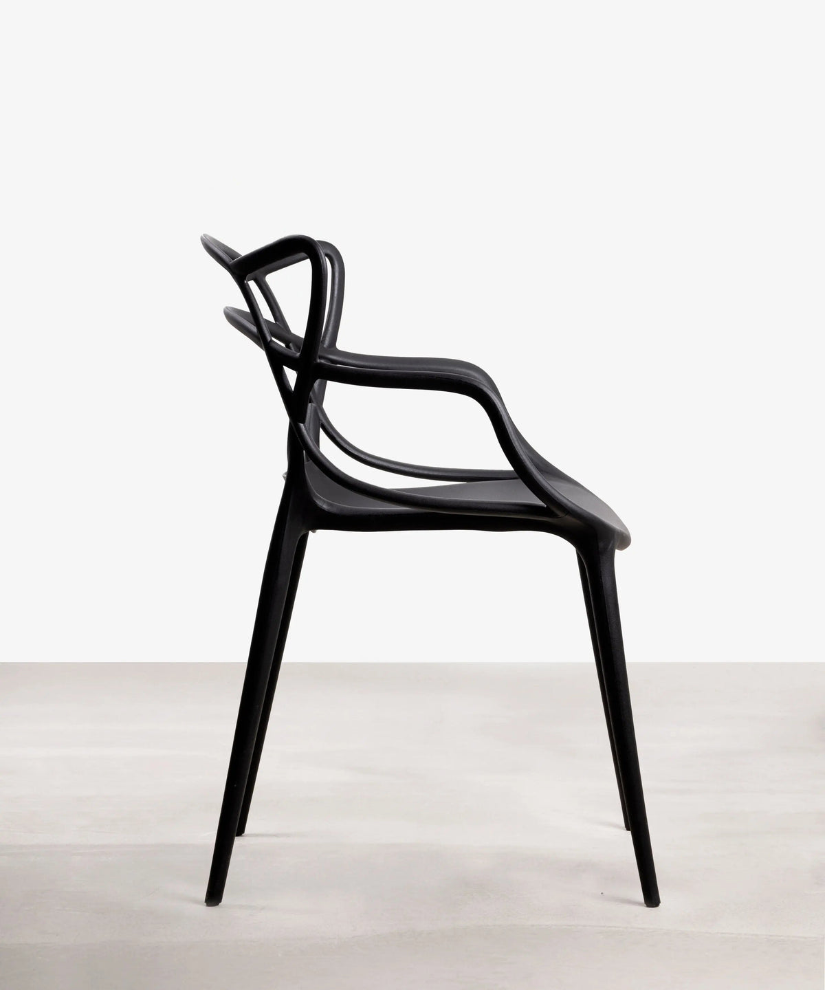 Chaise empilable en polypropylène avec accoudoirs Loop