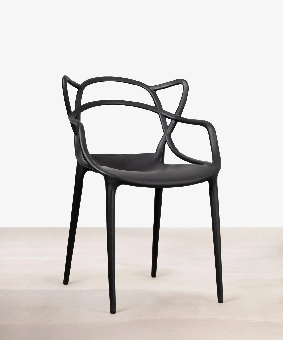 Chaise empilable en polypropylène avec accoudoirs Loop