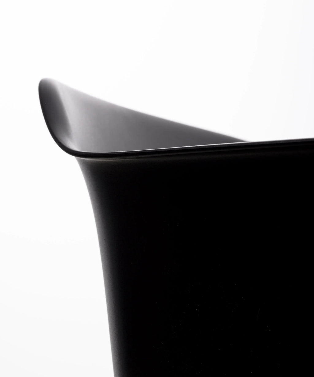 Fauteuil à bascule en polypropylène et bois Elon Arms - Balançoire