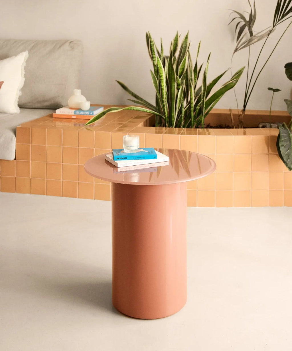 Table d’Appoint en Acier Laqué Jare