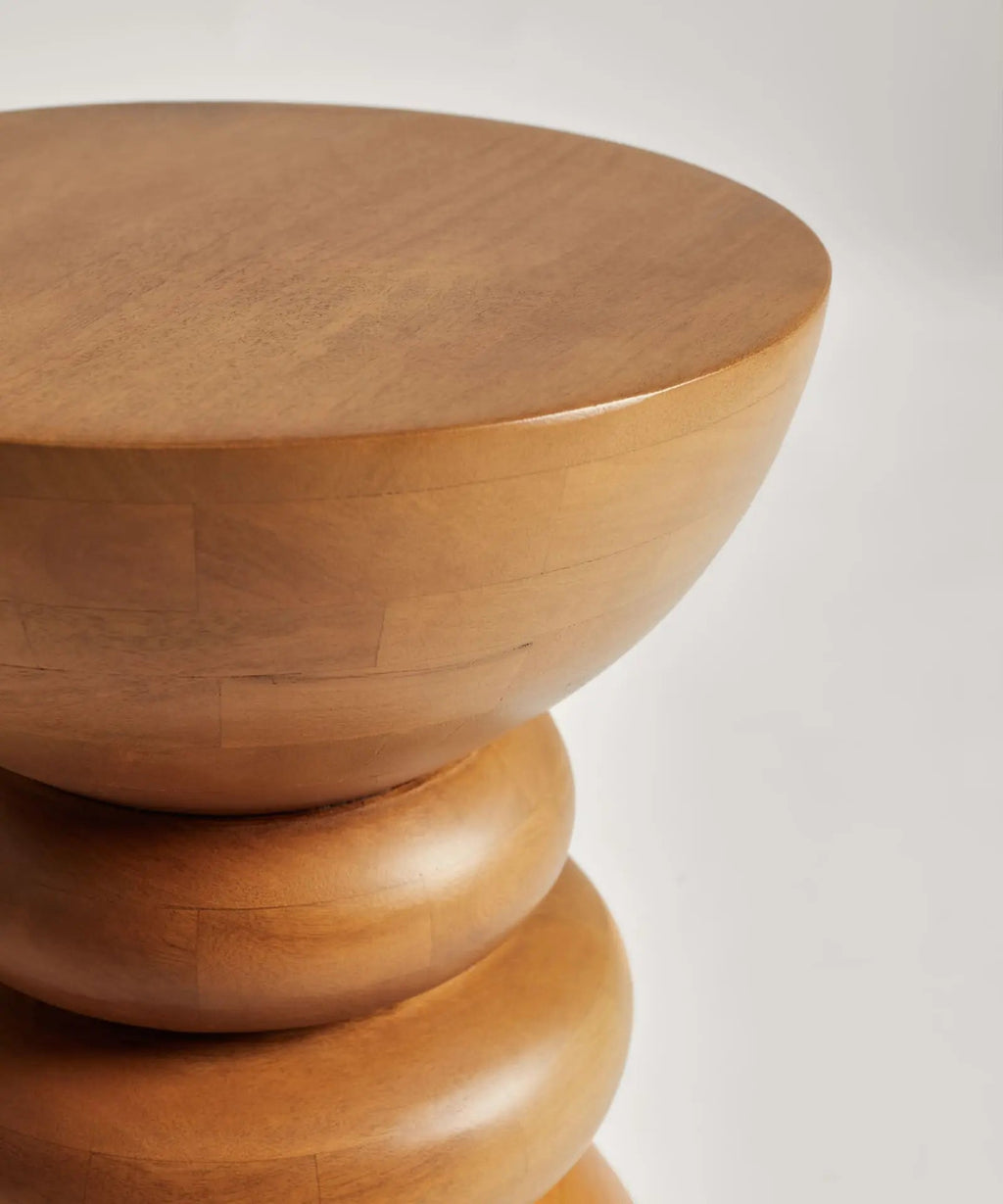 Table d'Appoint en Bois de Manguier Asha