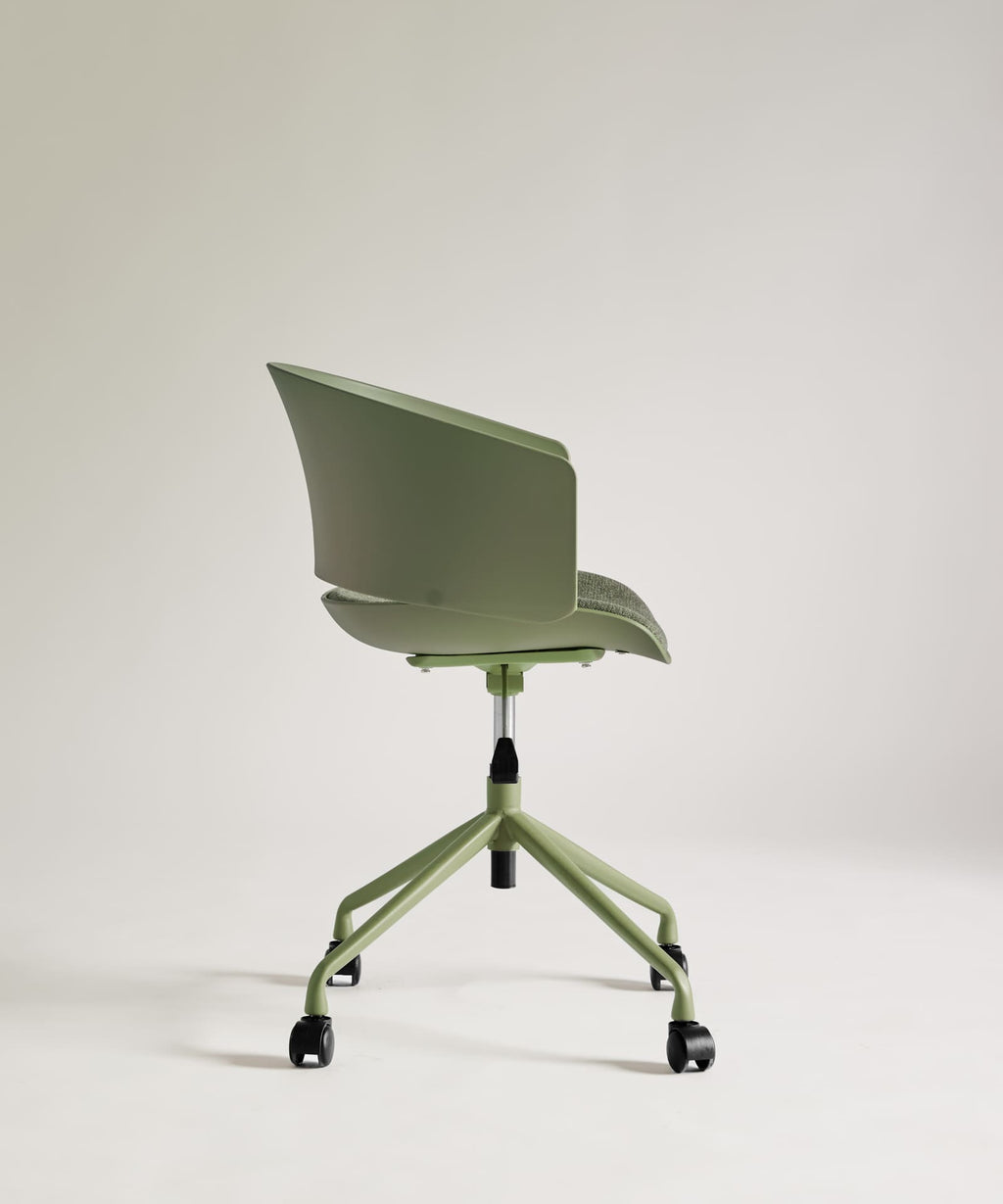 Chaise de Bureau en Polypropylène et Métal Dune