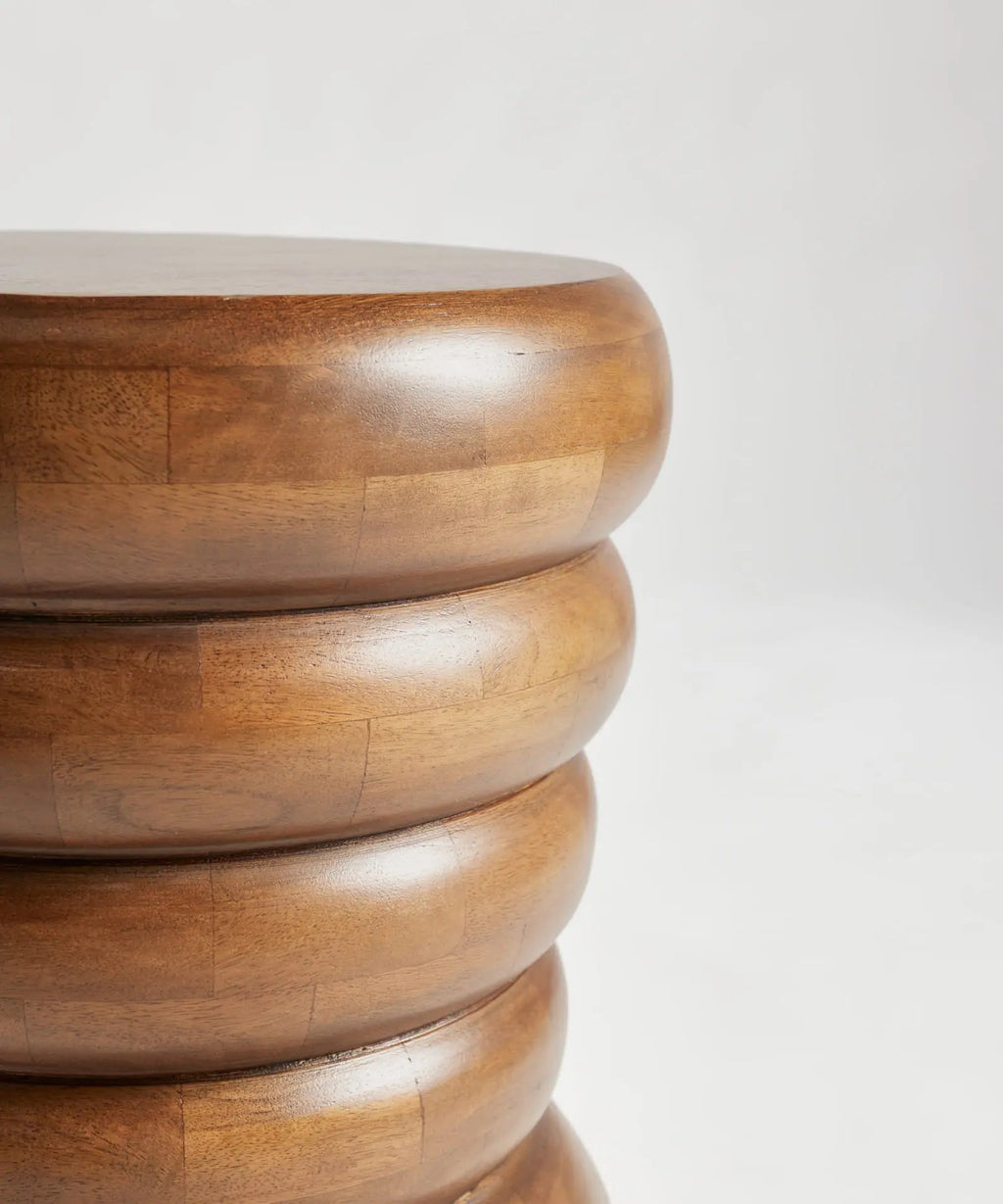 Table d'Appoint en Bois de Manguier Nilo