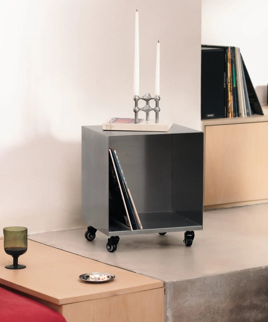 Table d'appoint en métal Metv (42x37 cm)