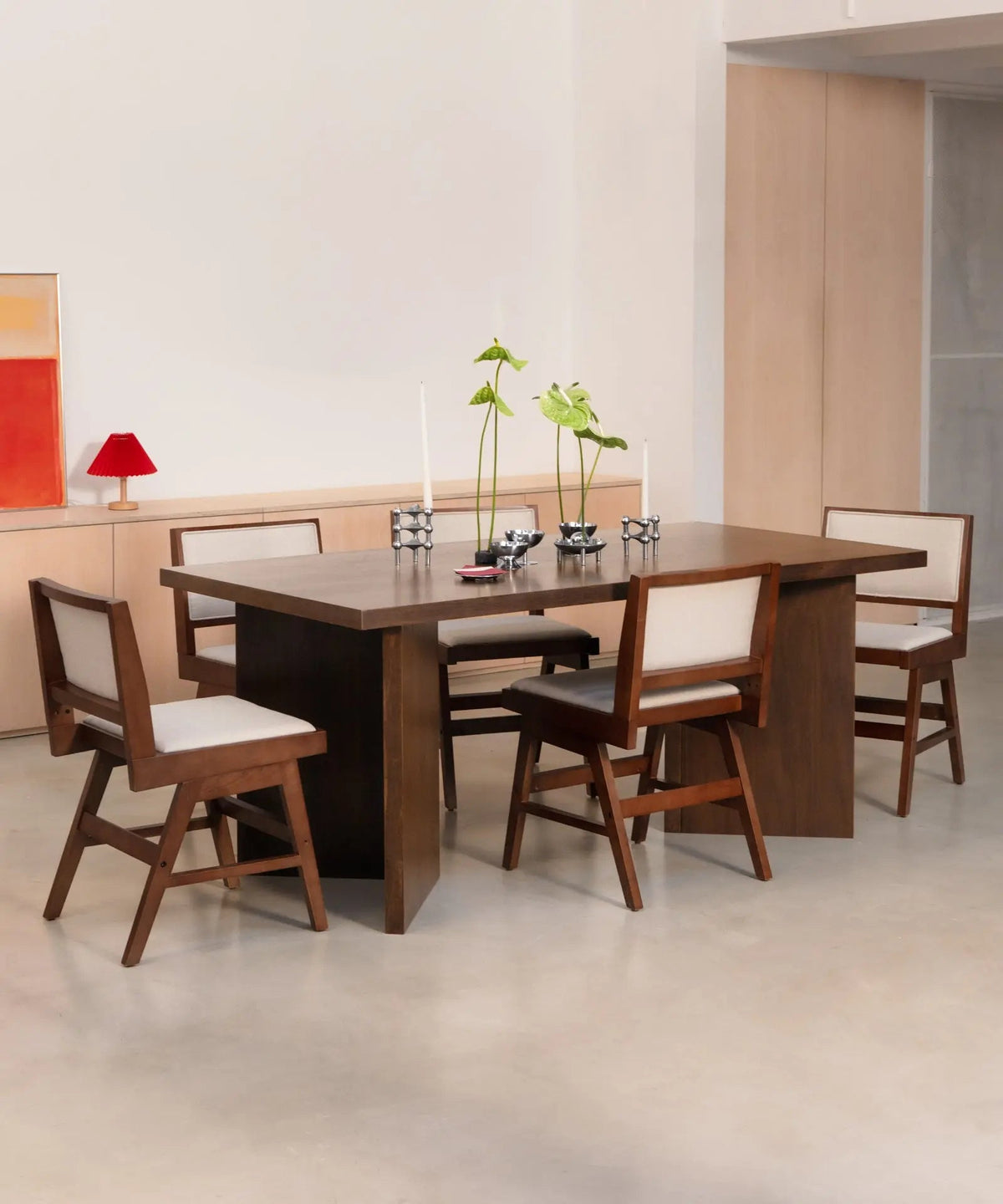 Table à manger rectangulaire en bois Gaia (180x90 cm)