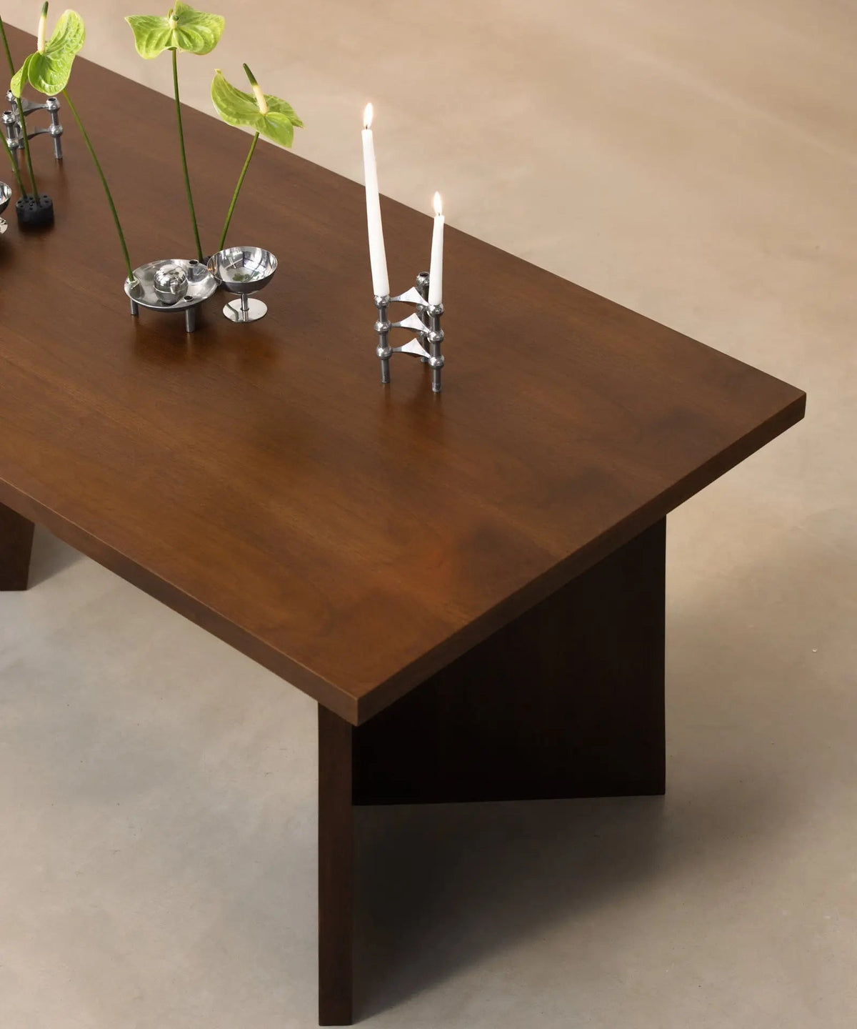 Table à manger rectangulaire en bois Gaia (180x90 cm)