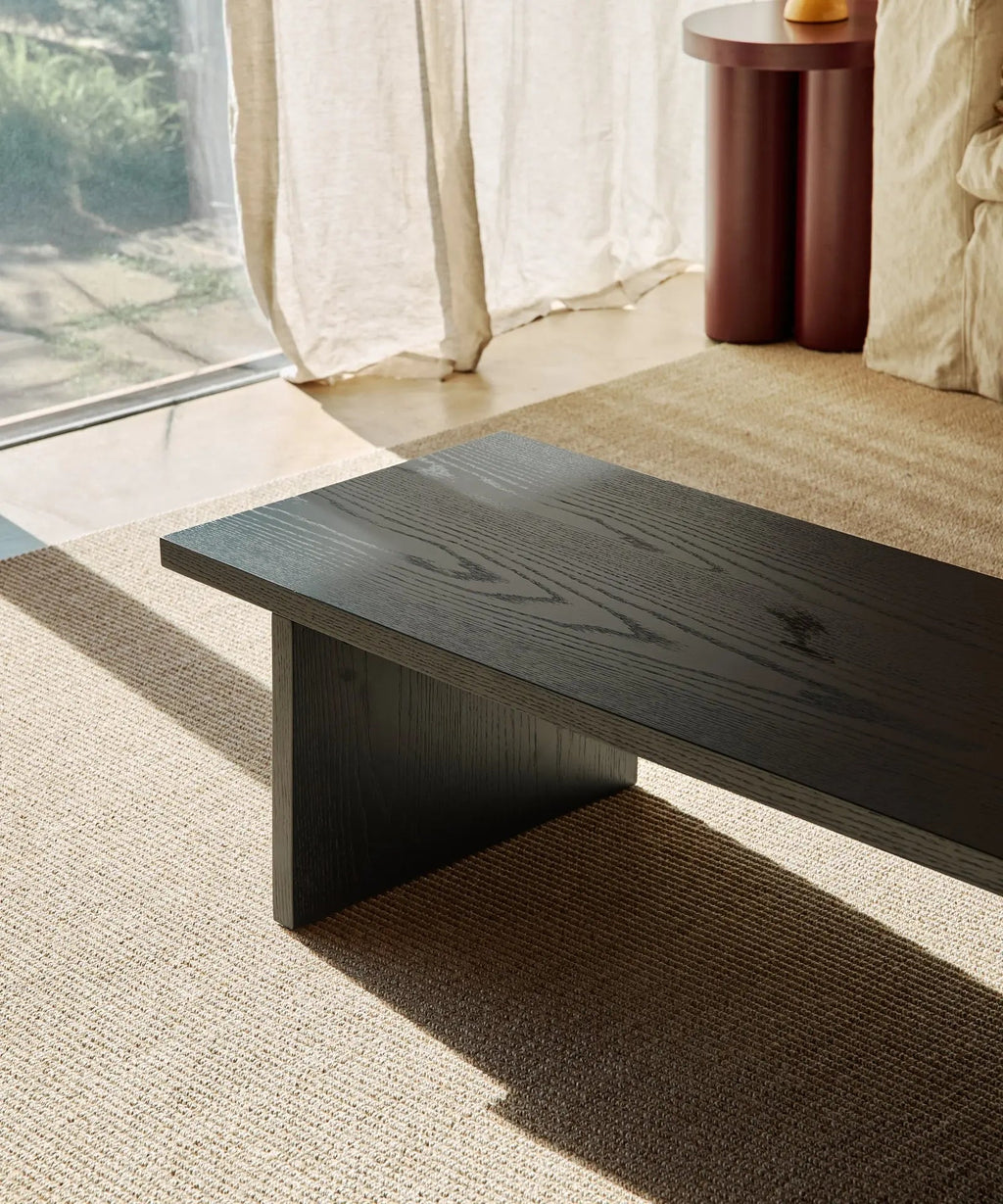 Table basse rectangulaire en bois Tokyo (120x45 cm)