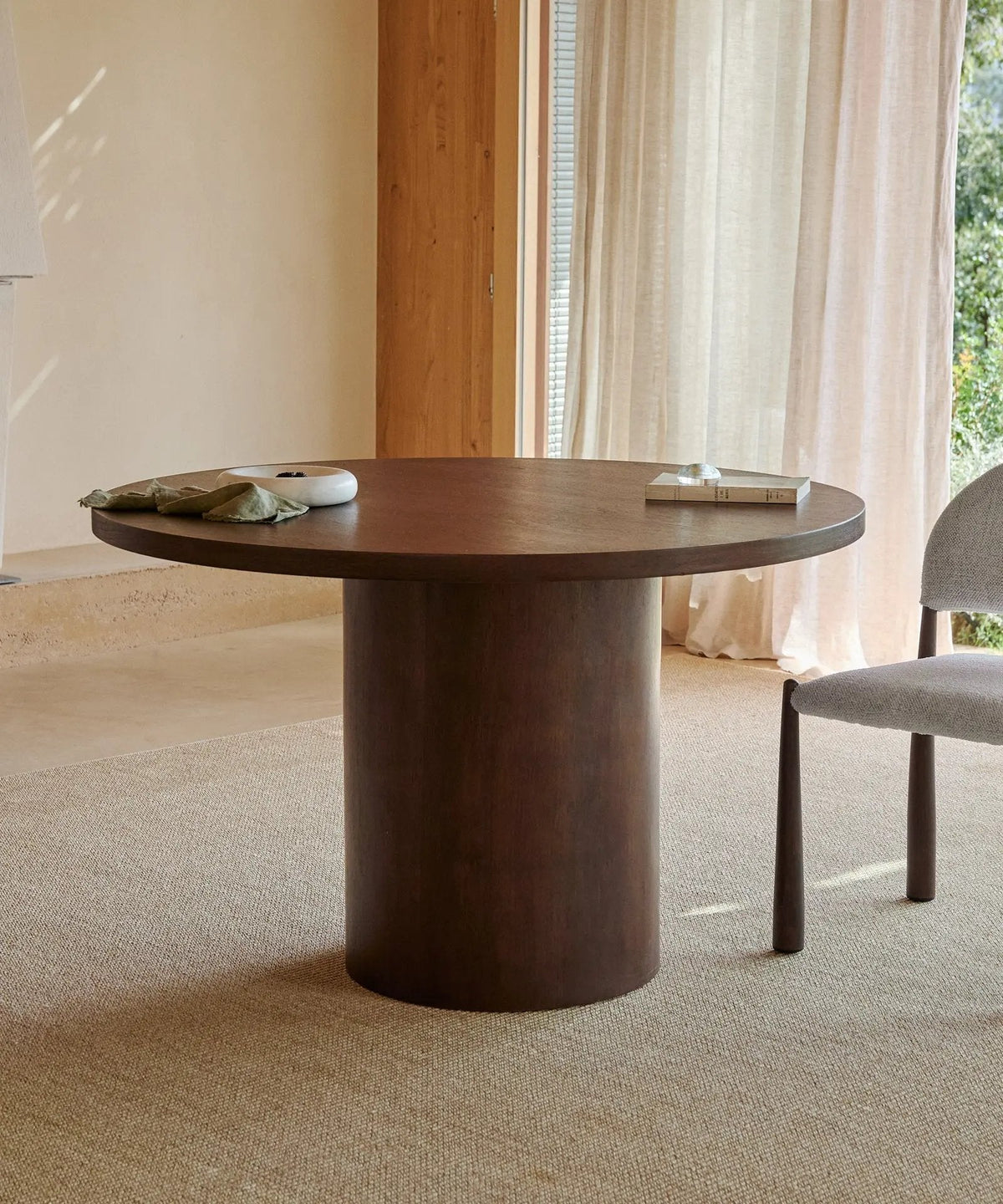 Table à manger ronde en bois Jolie (120 cm)