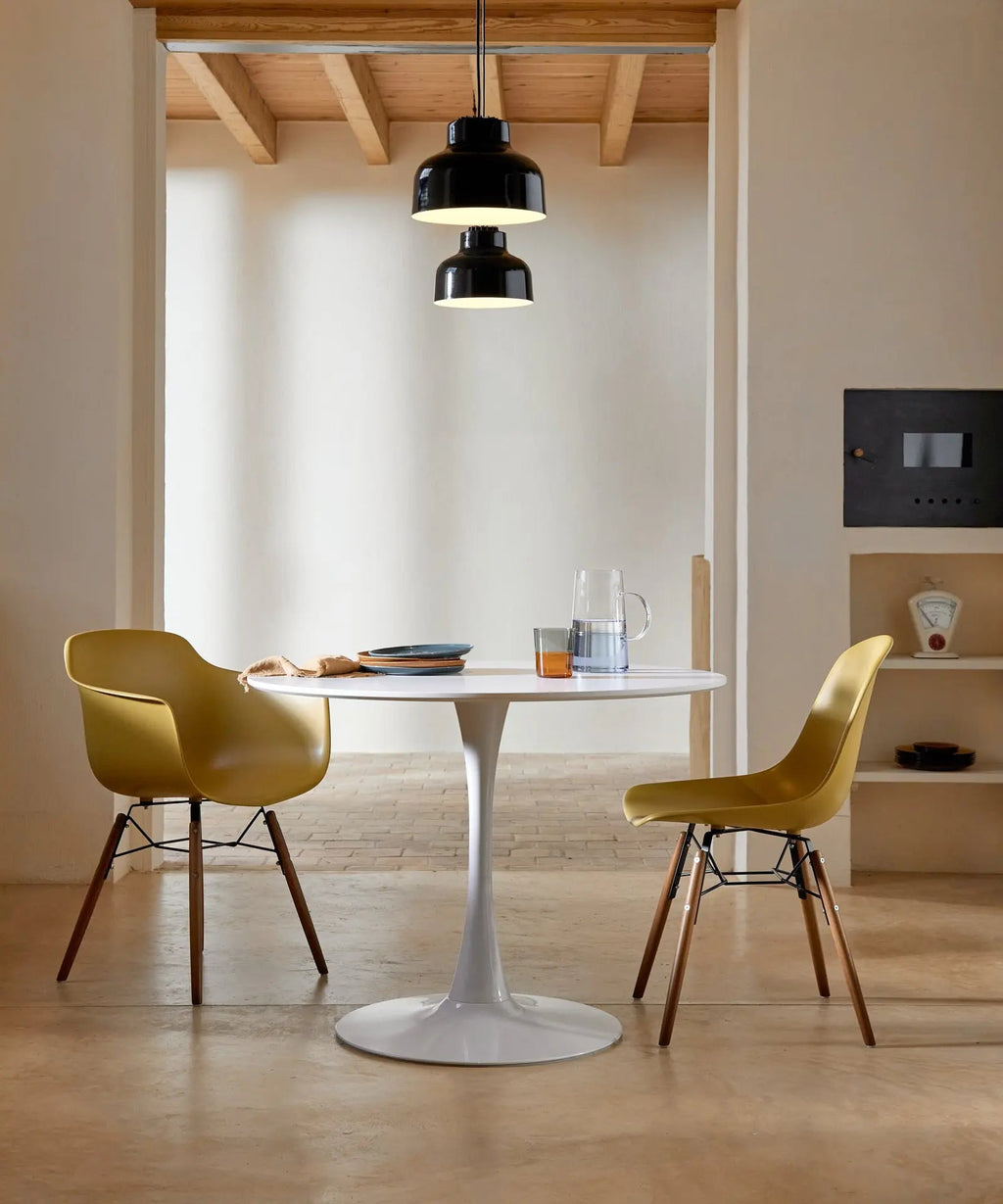 Chaise en Polypropylène et Bois avec Accoudoirs Elon Arms