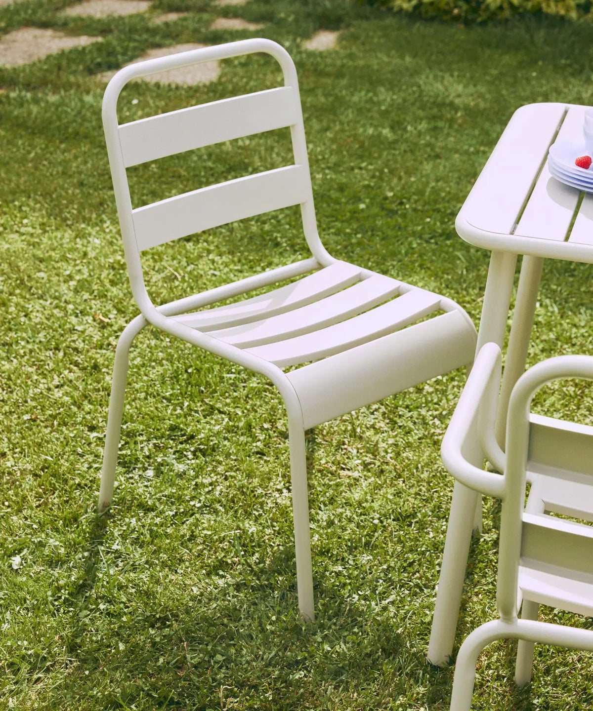 Chaise en métal d’extérieur Bora