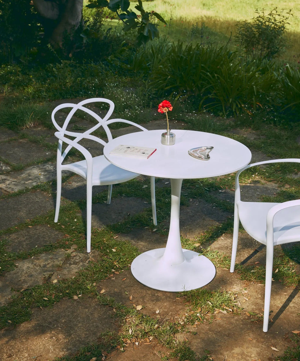 Chaise en polypropylène avec accoudoirs Maestro Arms