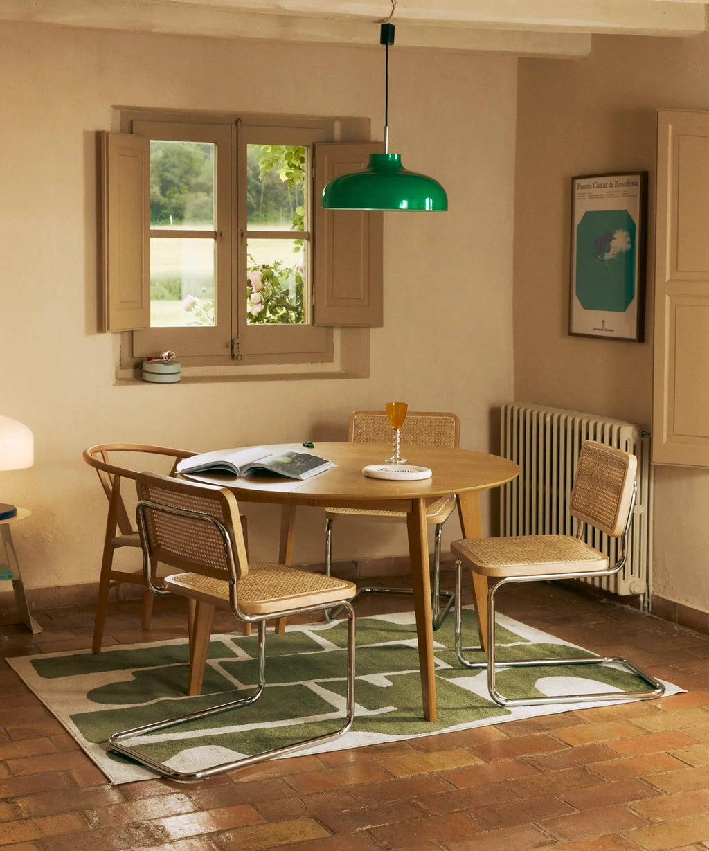 Table à manger ronde extensible en bois Gala (120-150 cm)