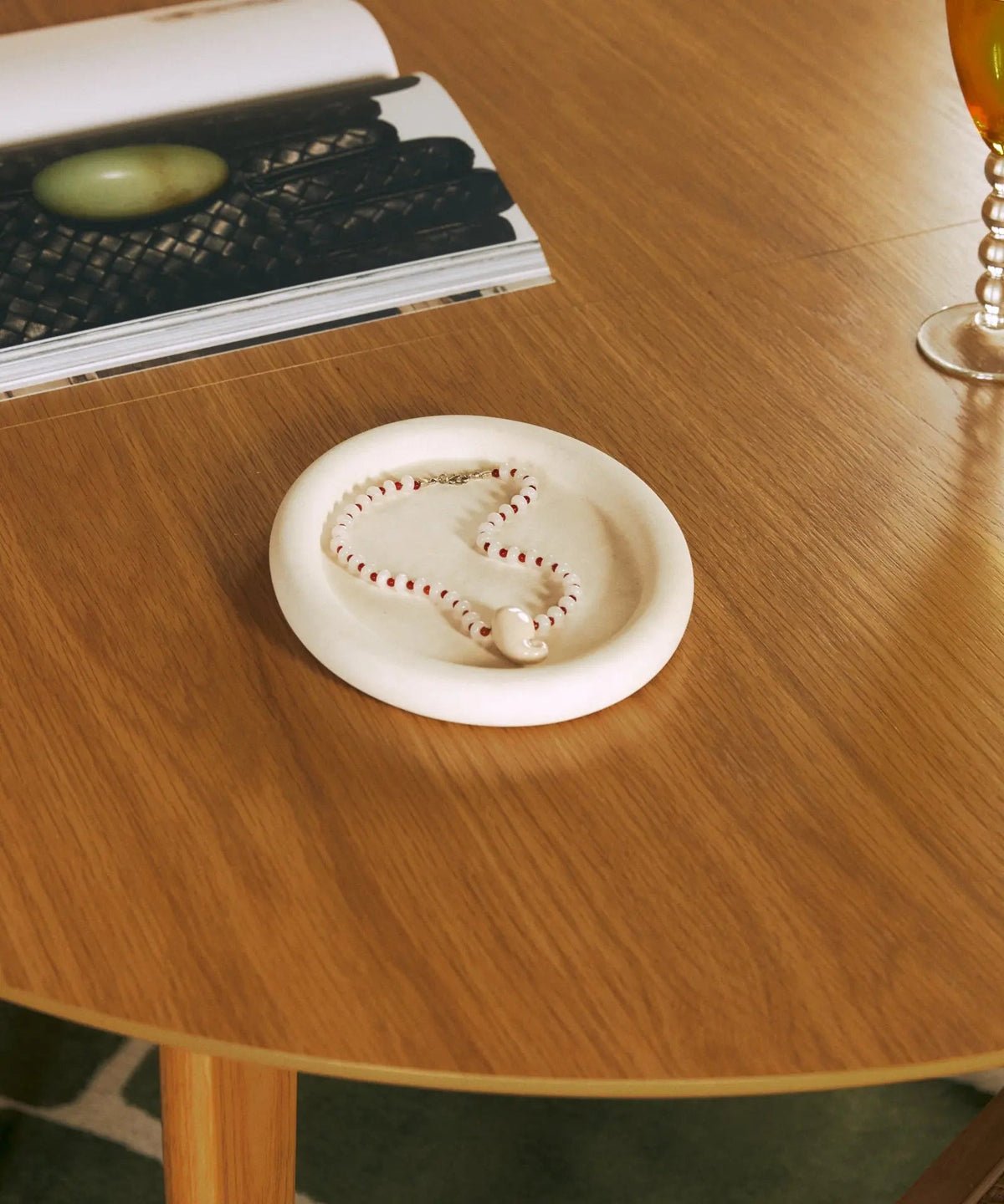 Table à manger ronde extensible en bois Gala (120-150 cm)