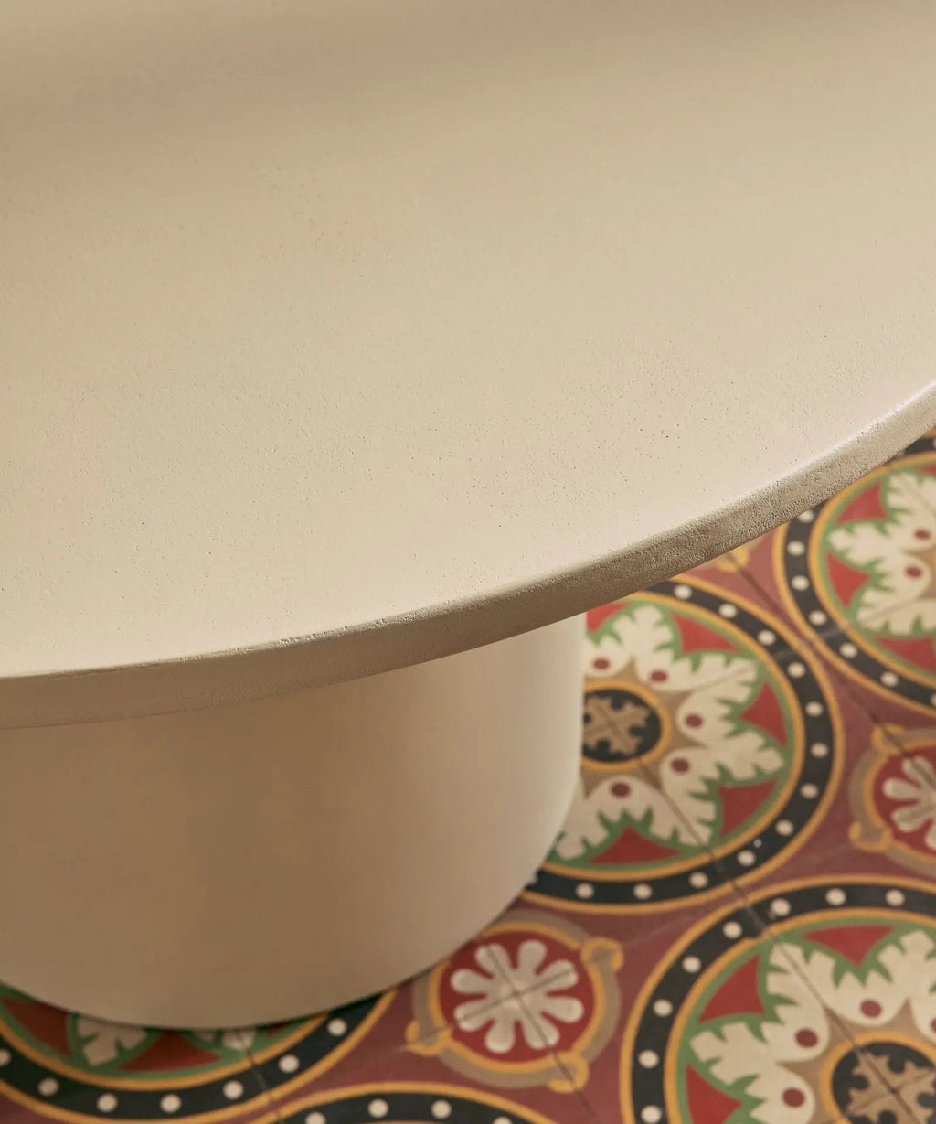 Table à manger ronde en microciment Ethel (120 cm)