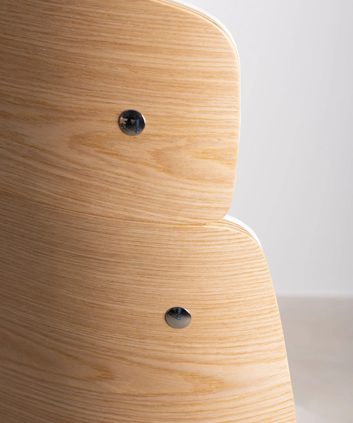 Chaise de bureau en similicuir et bois Shiro