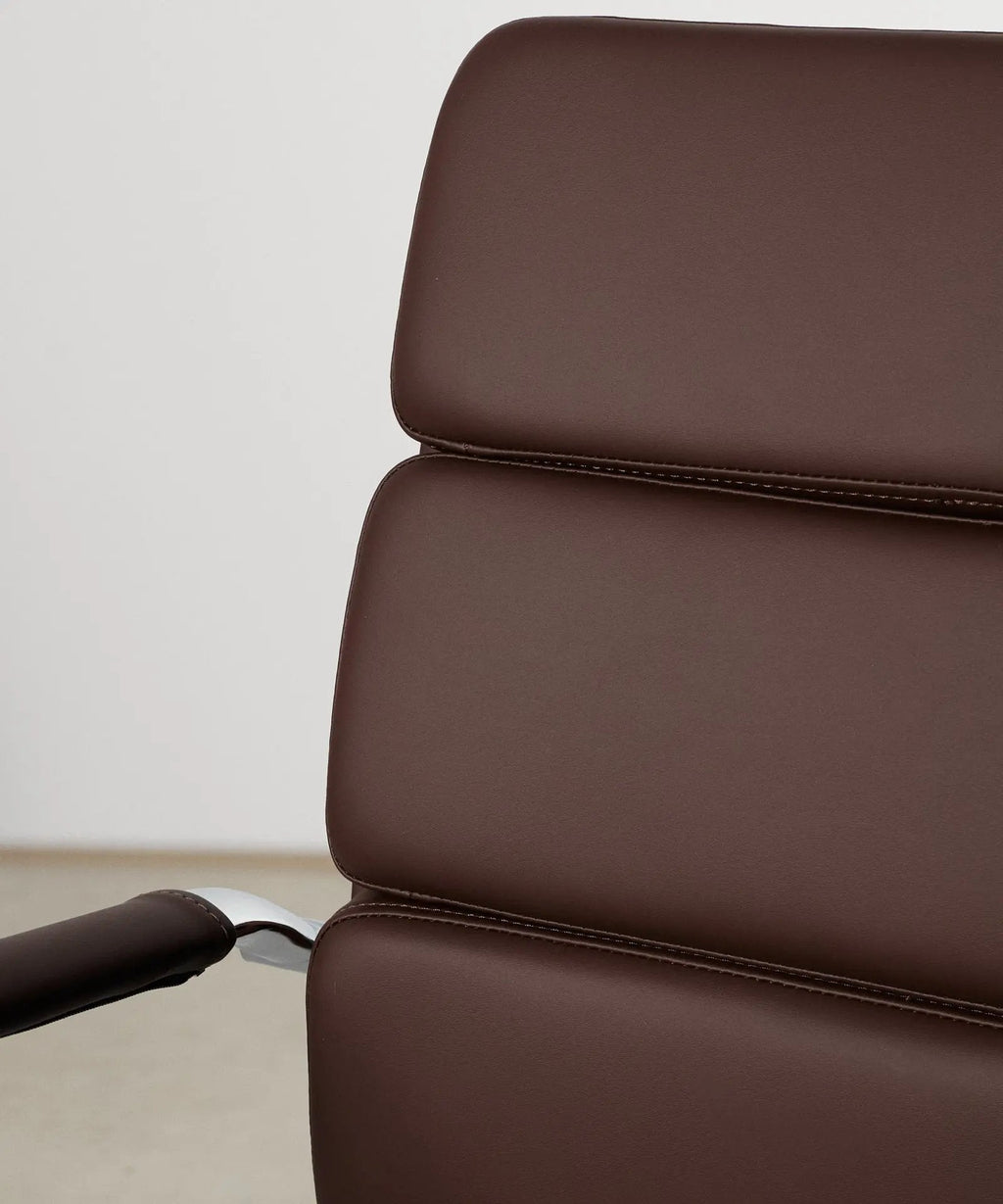 Chaise de bureau en similicuir Low Back Adalia - Color Edition